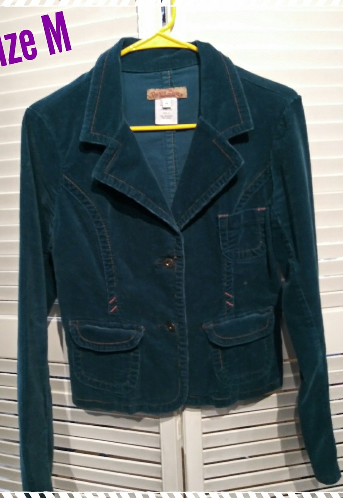 Torquoise Corduroy Jacket